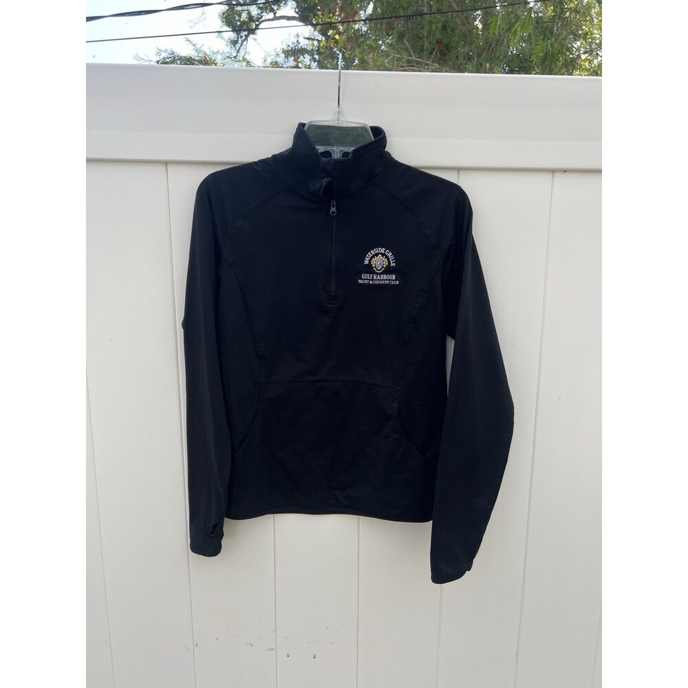 Sport-Tek Ladies XS 1/4-Zip Pullover Black Long Sleeve